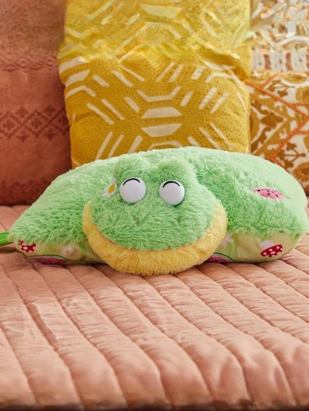 🩵NWT Pillow Pets Scented Watermelon Frog Stuffed Pillow